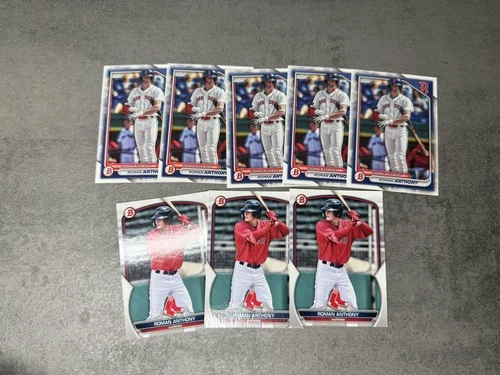 (9) Roman Anthony 2024 Bowman Card RC Paper Lot Boston Red Sox!! 💥