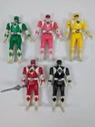 Vintage 1993 Mighty Morphin Power Rangers 5.5" Action Figure Lot Bandai