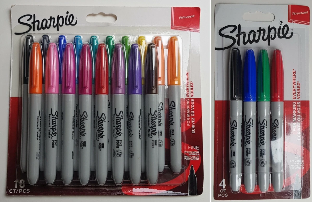 Sharpie Fine Point Permanent Markers, Assorted Metallic - 4 pack