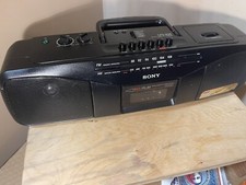 Sony CFS-200 Stereo FMAM Radio Cassette Cord Included Tape Player Not Spinning 