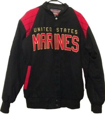 United States Marines U.S. Military Mens Sz Medium Bomber Jacket