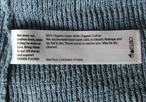 Suéter túnica larga azul claro EILEEN FISHER mezcla de lino orgánico, talla M mediano - Imagen 9 de 9