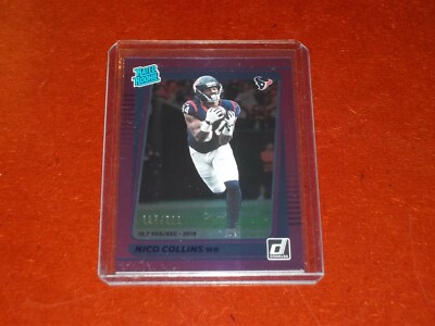 2021 Donruss Season Stat Line RC 097/500 Nico Collins