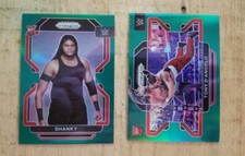 2022 Panini Prizm WWE Tony D'Angelo Rookie RC #72 & Shanky #120 - Green Prizm