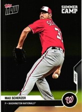 2020 TOPPS NOW SUMMER CAMP BASEBALL CARD MAX SCHERZER #OD-455