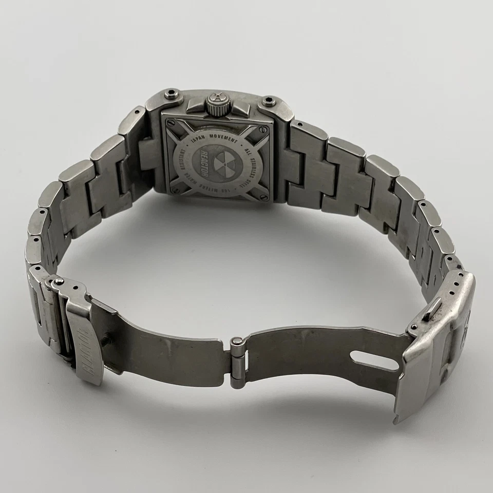 Reloj Reactor MC2 Mujer Raro Aspecto Perla Dial Día Fecha 25mm Estuche Cuarzo Pulsera Foto 3 de 4