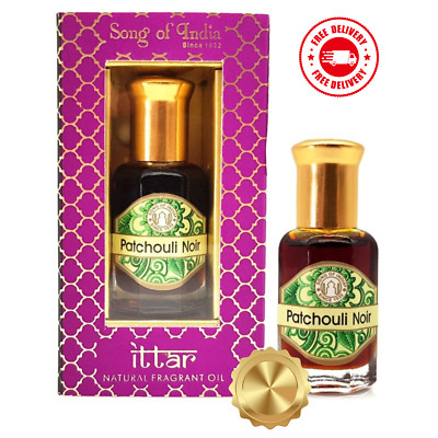 Patchouli Noir Pure Ittar Natural Fragrant Oil Song India Long Duration 10ml