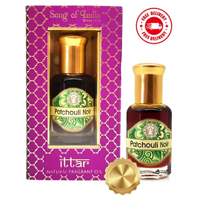 SONG OF INDIA Patchouli noir pur ittar natural fragrant oil song india longue durée 10ml