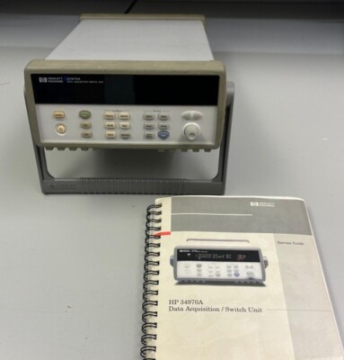 HP Agilent Keysight 34970A Datenlogger Erfassungsschalter mit Modulen