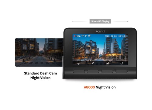 70mai A800S GPS 4K Smart Dash Cam DVR Car Video Recording Global Dashcam F & R - Picture 3 of 12