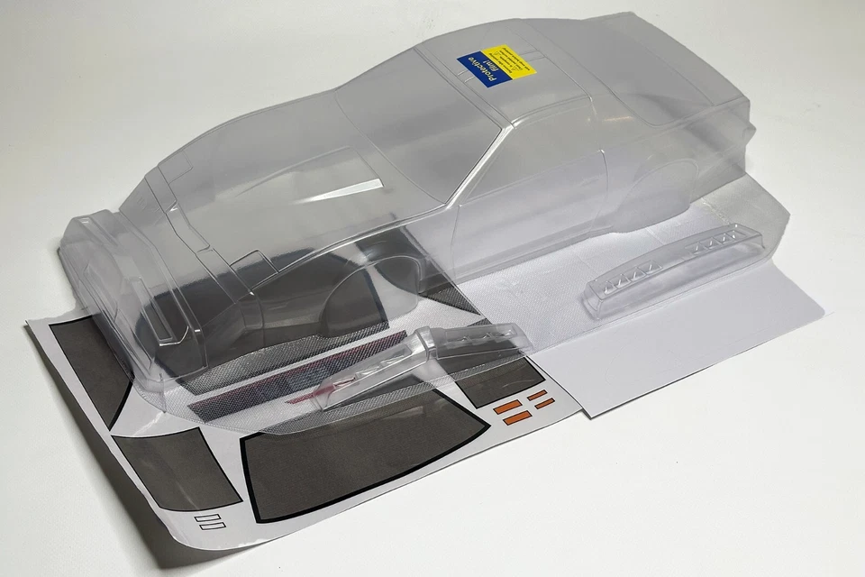 RC Body Car Drift 1:10 Pontiac Firebird Trans Am 1982 style APlastics New Shell - Image 4 of 4