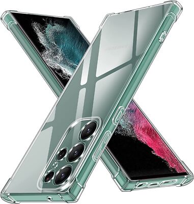 Hülle für Galaxy S25 S24 S23 S22 S21 S10 S9 S8 Ultra Plus FE 5g Case Transparent