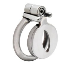 Stainless Steel Male Chastity Device Super Small Cage Men Metal Locking Belt 423