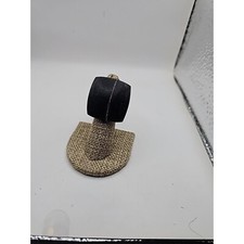 Ring Size 5.5 Dark Brown Large Wood