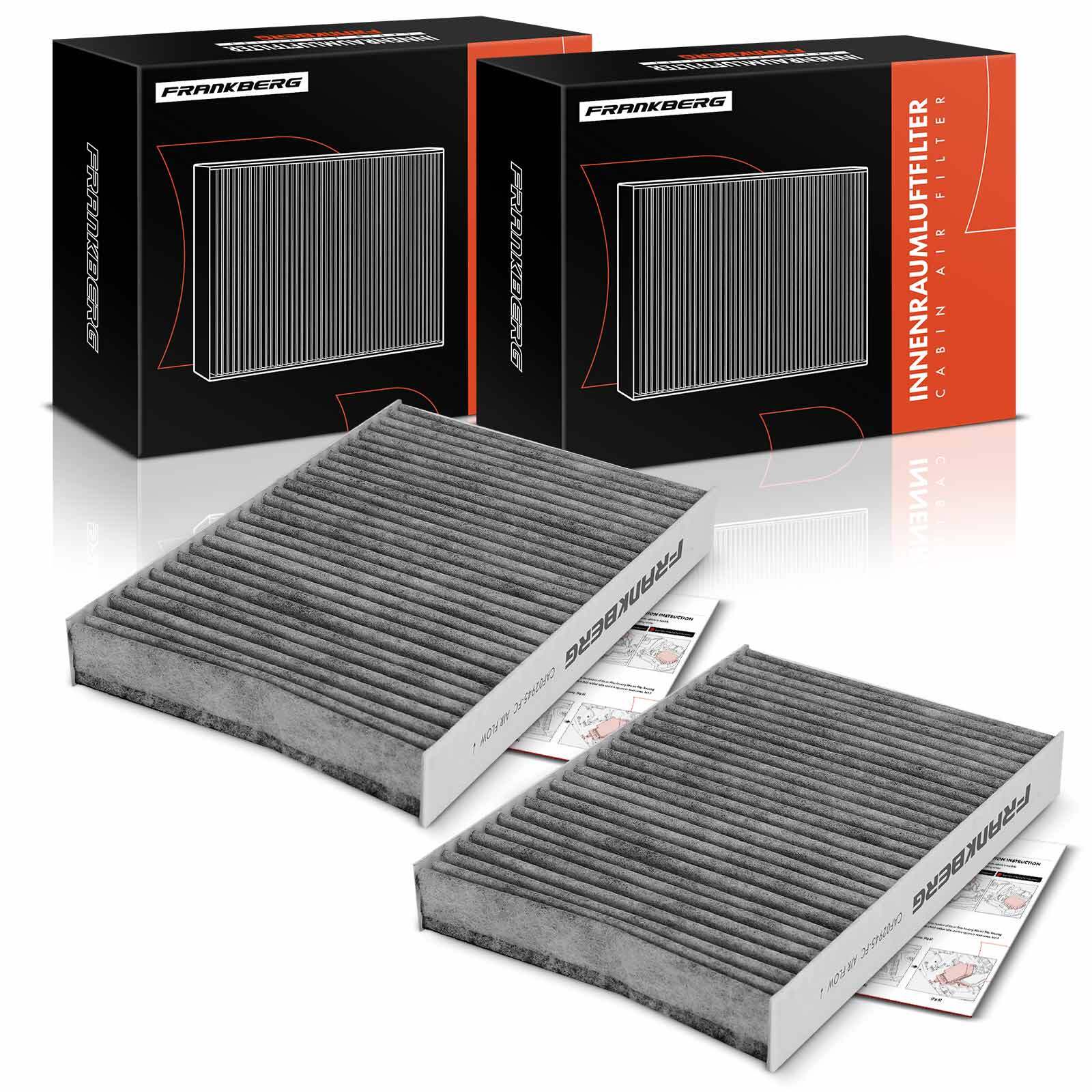 FRANKBERG 2x Cabin Air Filter for Renault Clio 98-15 Megane 96-04 Kangoo 97-08