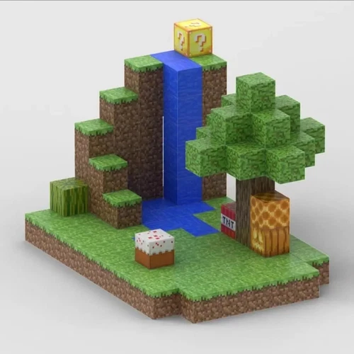 My World Magnetic Building Block Set STEM Mine Craft Toys Tiles Pixel Cube 2CM - Picture 75 of 78
