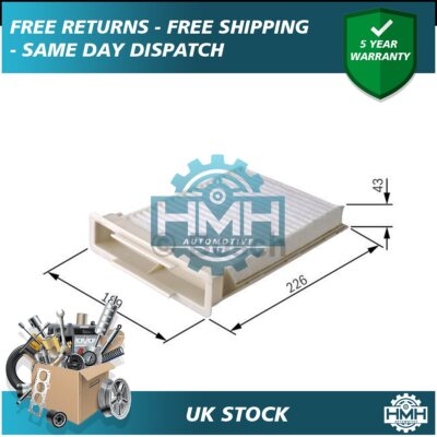 Fits Nissan Micra Note Renault Clio Modus Dacia Duster HMH Cabin Filter #2