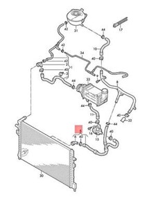 2003 vw jetta radiator hose diagram