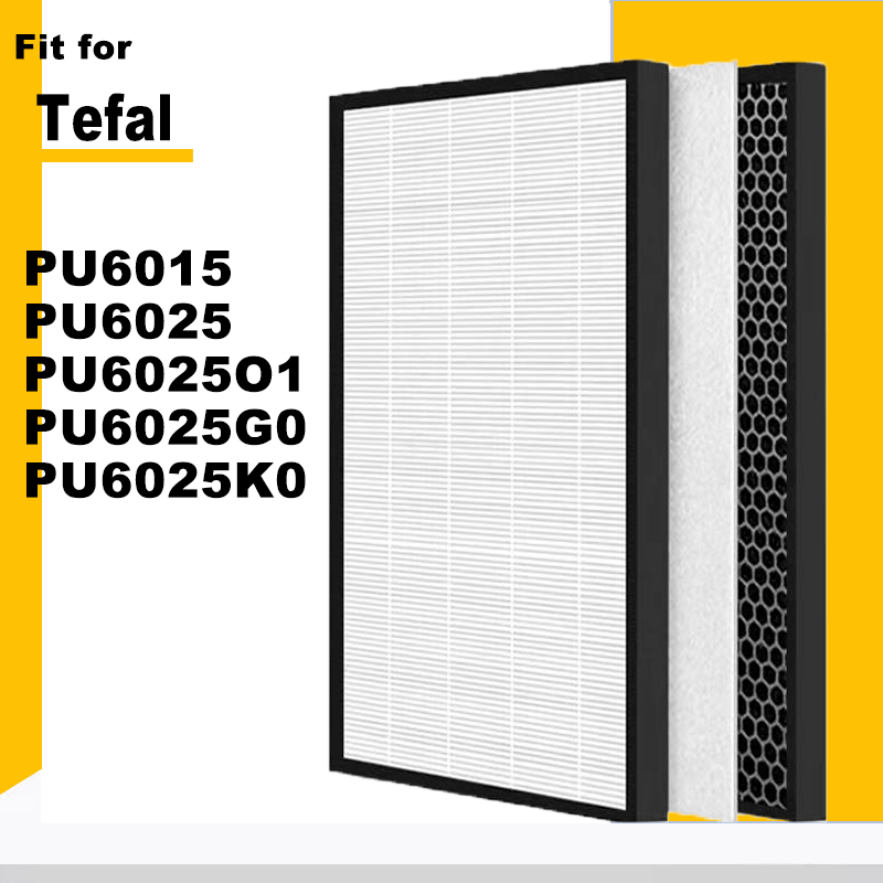 XD6071 XD6061 HEPA Carbon Filter for Tefal PU6015 PU6025 PU6025O1 PU6025G0 Air Purifier-image