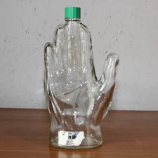 Vintage 1970s Mennen Skin Bracer Aftershave Glass HandBottle