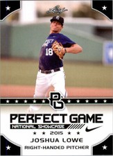 25-Count Lot JOSHUA LOWE 2015 Leaf Perfect Game NIKE All-American Rookies
