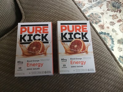 Pure Kick Blood Orange Energy Drink Mix Zero Sugar Singles to Go (2)