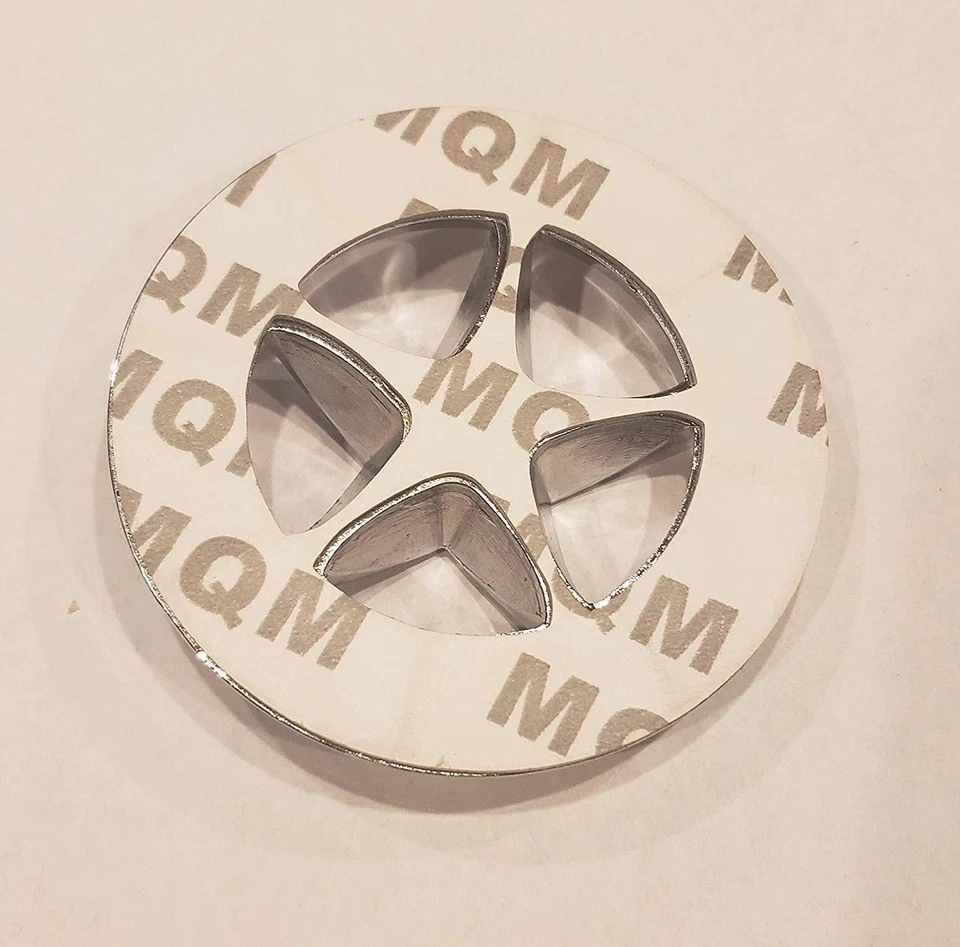 TWO LONE STAR SILVER EDITION Texas Emblema Universal Stick On Truck Insignia 3d Foto 3 de 4