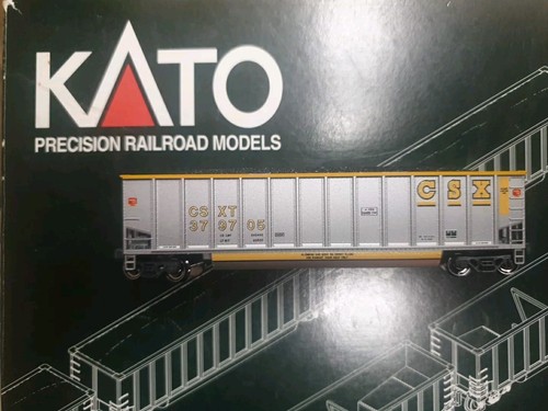 KATO N Scale CSX Bethgon Coal Hopper 24 Various Road Numbers Advailable - Picture 2 of 3