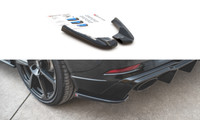 CUP Diffusor Seiten AnsäTze Schwarz FüR Audi RS3 8VA SB FL HeckstoßStange V2