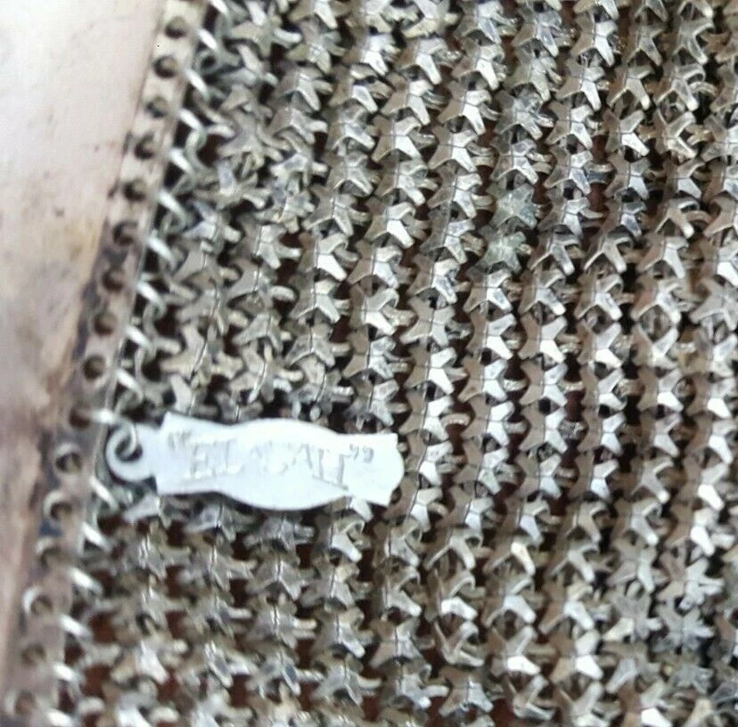 Cartera bolso cota de malla vintage Whiting & Davis EL SAH Foto 3 de 4