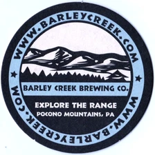 Barley Creek Brewing Co Beer Coaster Tannersville PA