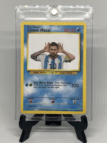 Lionel Messi Pokémon Card Argentina