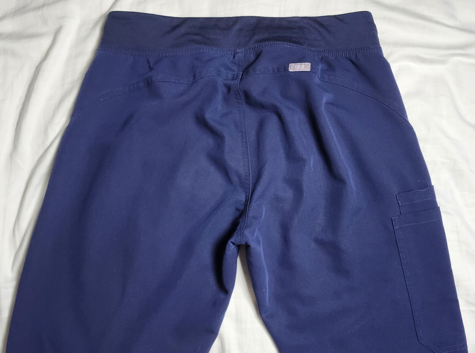 Figs Scrub Pants Size Small Pisco Basic Navy Blue… - image 4