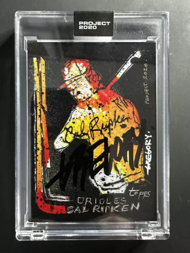 Topps Project 2020 Gregory Siff Cal Ripken Jr  #50 Artist Auto Autograph