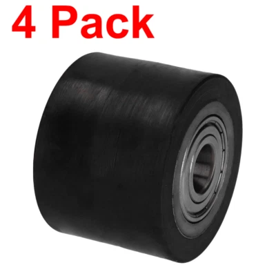 Wiko Hubwagen Rollen Gummirollen 4 Pack Rad 80x70mm Ersatzräder Hubwagenräder