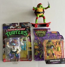 TMNT Lot Baxter Stockman Donatello Raphael Action Figure Playmates 2023 NEW/USED