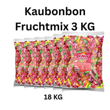 Kaubonbon Fruchtmix 18kg einzeln verpackt Bonbons Mega Pack Karneval