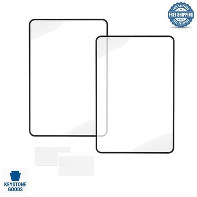 4-Piece Portable Full-Page Magnifier Sheets for Low Vision & Reading