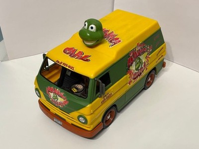 TMNT Cowabunga Carl Pizza Party Van Schildkröte Fahrzeug Spielset selten Retr...