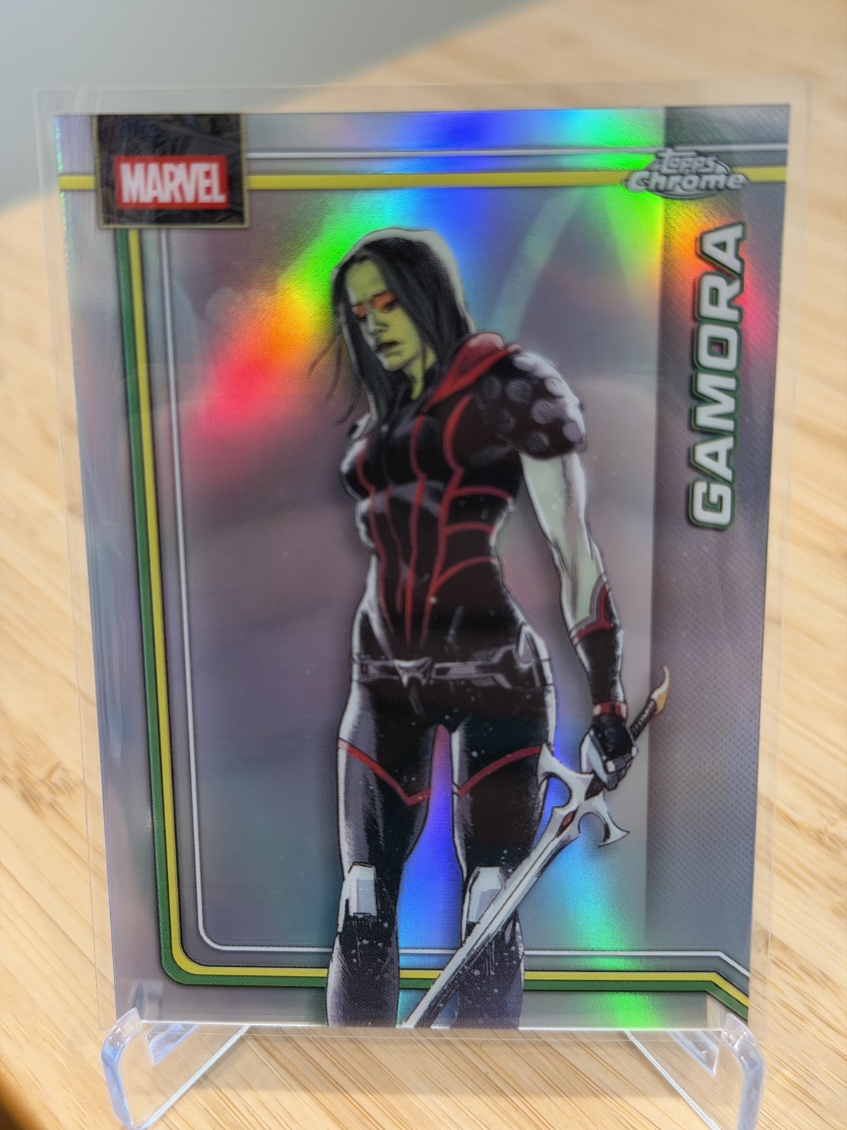 2026 Marvel 2026 Topps Chrome Marvel Comics Gamora #040 Refractor