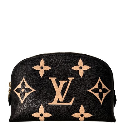 Louis Vuitton Cosmetic Pouch PM Monogram Empreinte Schwarz / sehr gut