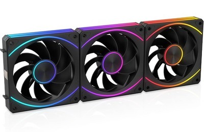 EY120PRO 120mm ARGB Reverse Blade PC Case Fans 3-Pack, 900 1800RPM PWM, 61