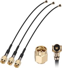 SMA Antenna Extension Cable 6inch 3 Pack U.FL IPX IPEX MHF4 to SMA Male
