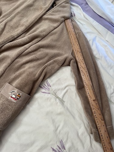 Men’s Guinness Dressing Gown M/L Sandy Taupe House Coat Jacket - Picture 6 of 10