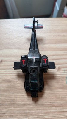 GoBots Warpath Apache Helicopter Vintage Transformer Tonka Bandai EXC COND