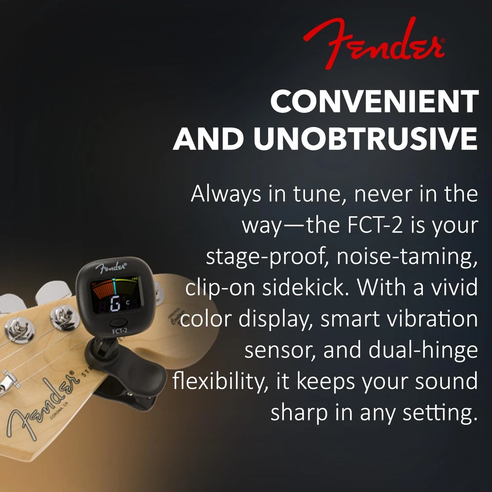 Sintonizador de clip profesional Fender FCT-2 Foto 2 de 4