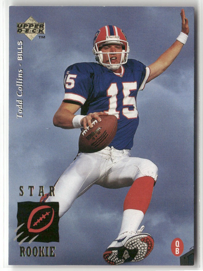 1995 UPPER DECK #24 TODD COLLINS BUFFALO BILLS RC