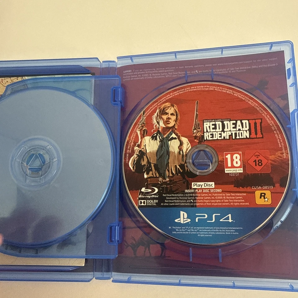 Red Dead Redemption 2 Sony PlayStation 4 PAL GC Complete, photo 3 of 4