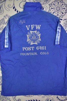 HILTON BOWLING SHIRT VINTAGE VFW MADE IN USA   VETERANEN AUSLÄNDISCHE KRIEGE SHIRT 