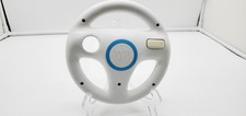OEM Official Nintendo Wii Racing Steering Wheel White RVL-024 Mario Kart